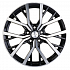 Диск KHW 1806 7x18 5x108 ET36 65,1 Black-FP (Exeed TXL) (Сфера)