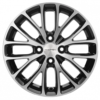 Диск KHW 1506 6x15 4x98 ET36 58,6 Black-FP (Lada Granta)